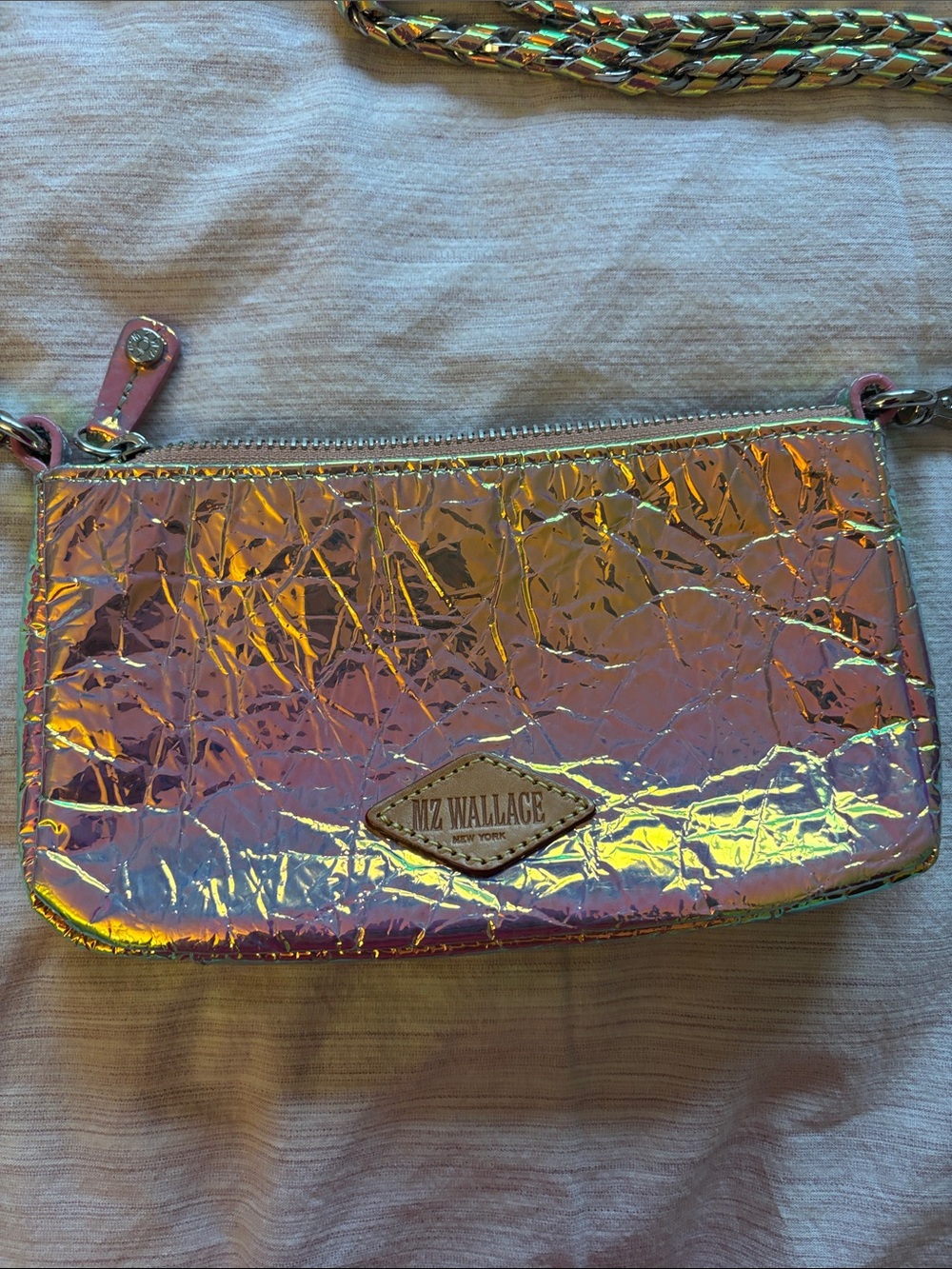 MZ Wallace Iridescent Duo Crossbody/Shoulder Bag - Picture 10 of 12